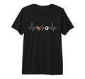 Soccer Football Heartbeat Funny Sport Tri T-Shirt - Trendy Graphic Unisex - T-Shirt, Sweatshirt, Hoodie