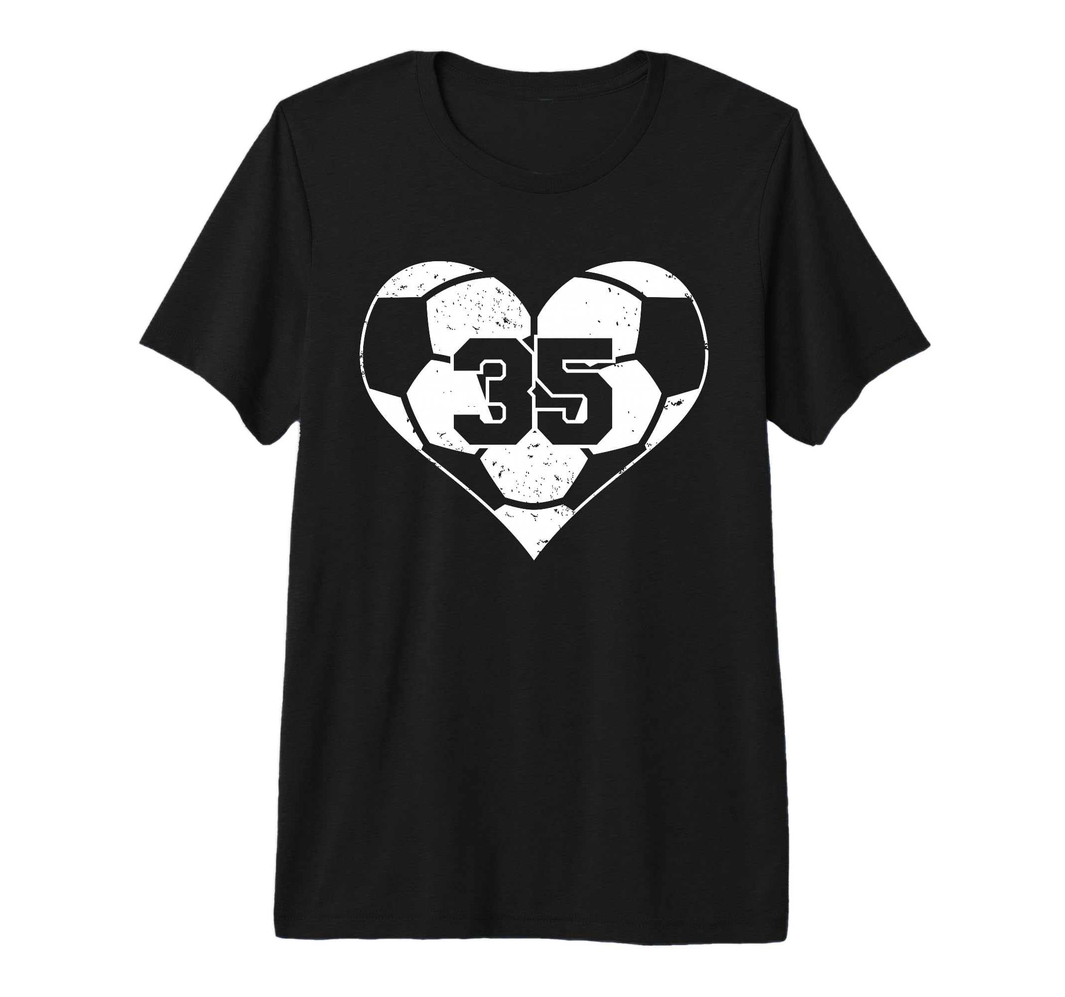 Soccer Number 35 Jersey Funny T-Shirt - Casual Everyday Wear Men Women - T-Shirt, Sweatshirt, Hoodie