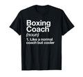 Boxing Coach Funny Sports Definition T-Shirt - Aesthetic Graphic Men Women - T-Shirt, Sweatshirt, Hoodie