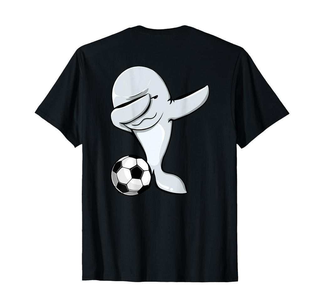 Dabbing Beluga Whale Soccer Lovers T-Shirt - Aesthetic Graphic Unisex - T-Shirt, Sweatshirt, Hoodie