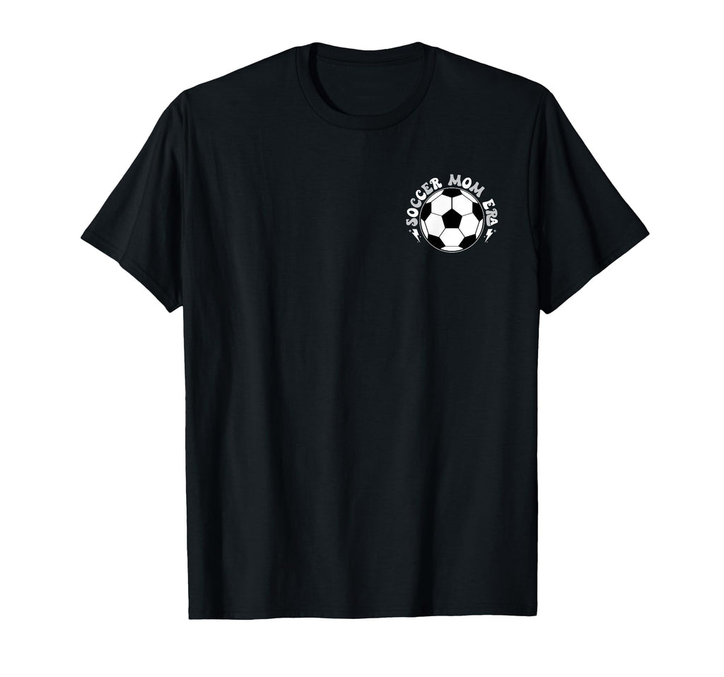 My Soccer Mom Era Groovy 2 Sides T-Shirt - Minimalist Print for Adults - T-Shirt, Sweatshirt, Hoodie