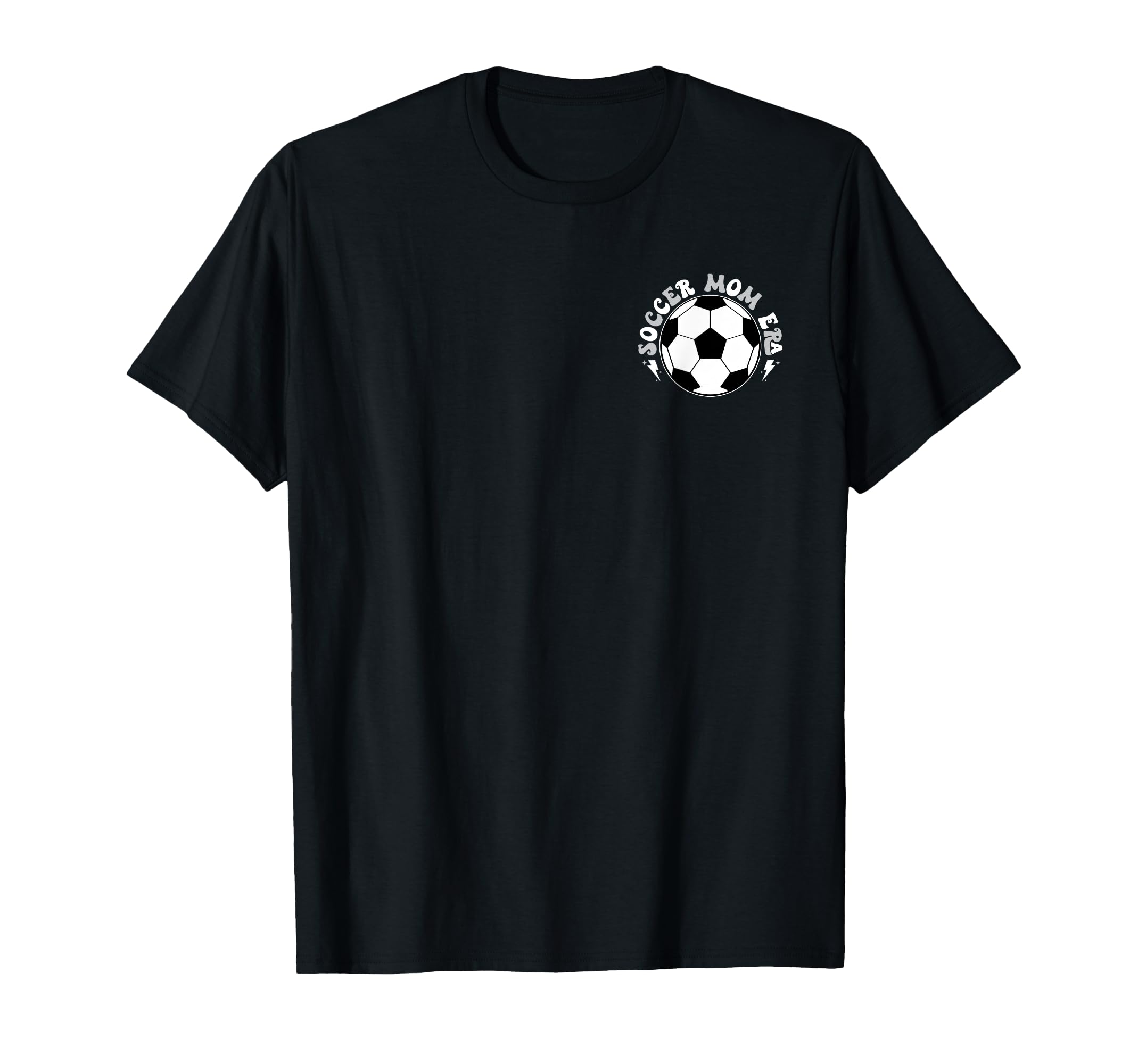 My Soccer Mom Era Groovy 2 Sides T-Shirt - Minimalist Print for Adults - T-Shirt, Sweatshirt, Hoodie