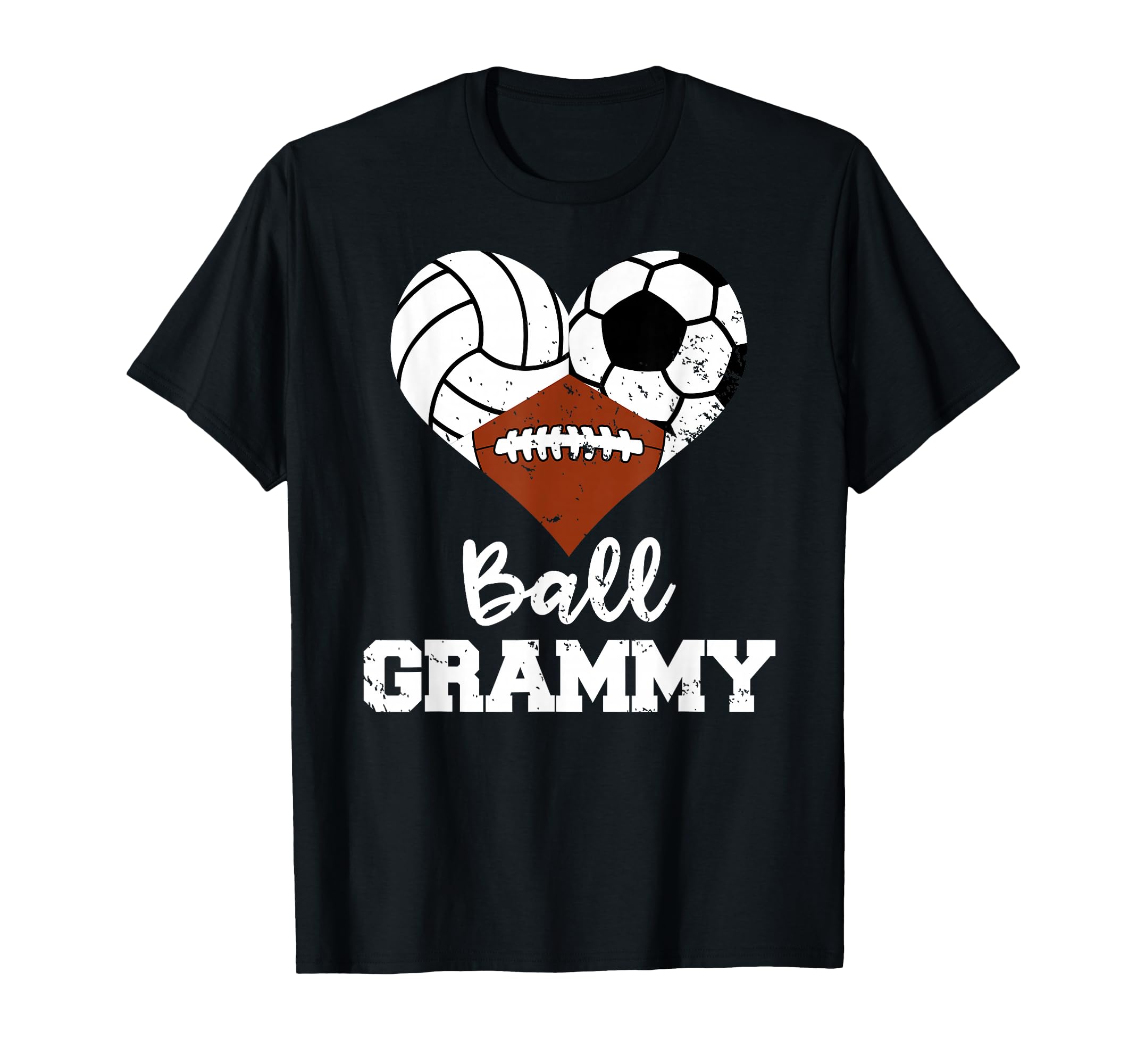 Ball Grammy Heart Funny Volleyball T-Shirt - Novelty Apparel for Adults - T-Shirt, Sweatshirt, Hoodie