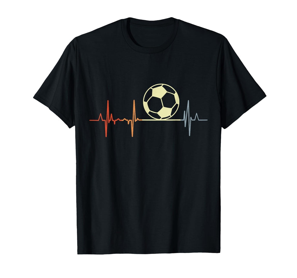 Soccer Pulse Line Soccer Player T-Shirt - Minimalist Print Men Women - T-Shirt, Sweatshirt, Hoodie