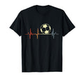 Soccer Pulse Line Soccer Player T-Shirt - Minimalist Print Men Women - T-Shirt, Sweatshirt, Hoodie