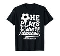 Mom Both Soccer And Dance Mom T-Shirt - Minimalist Print for Adults - T-Shirt, Sweatshirt, Hoodie