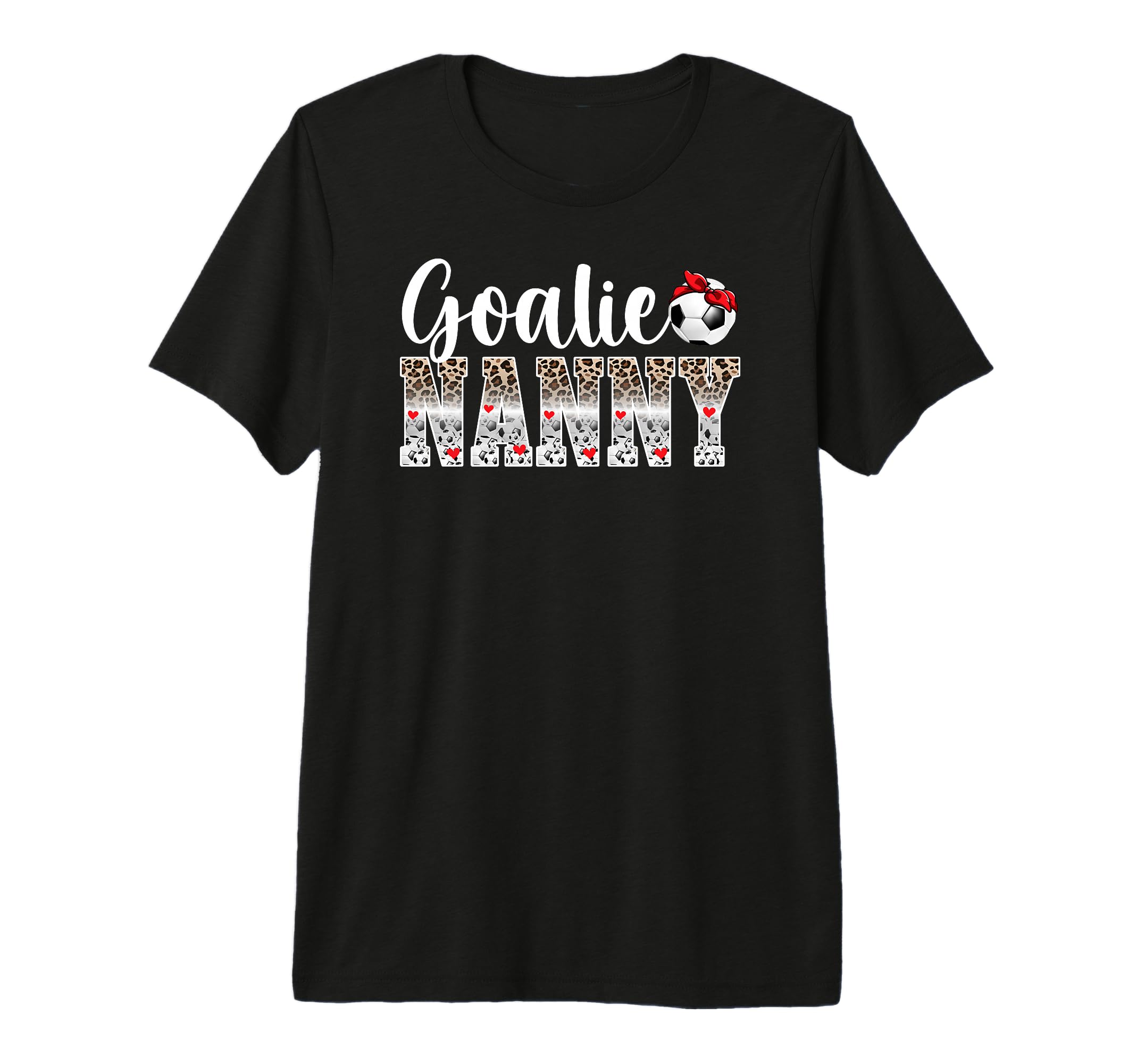 Soccer Goalie Nanny Leopard Soccer T-Shirt - Trendy Graphic for Adults - T-Shirt, Sweatshirt, Hoodie