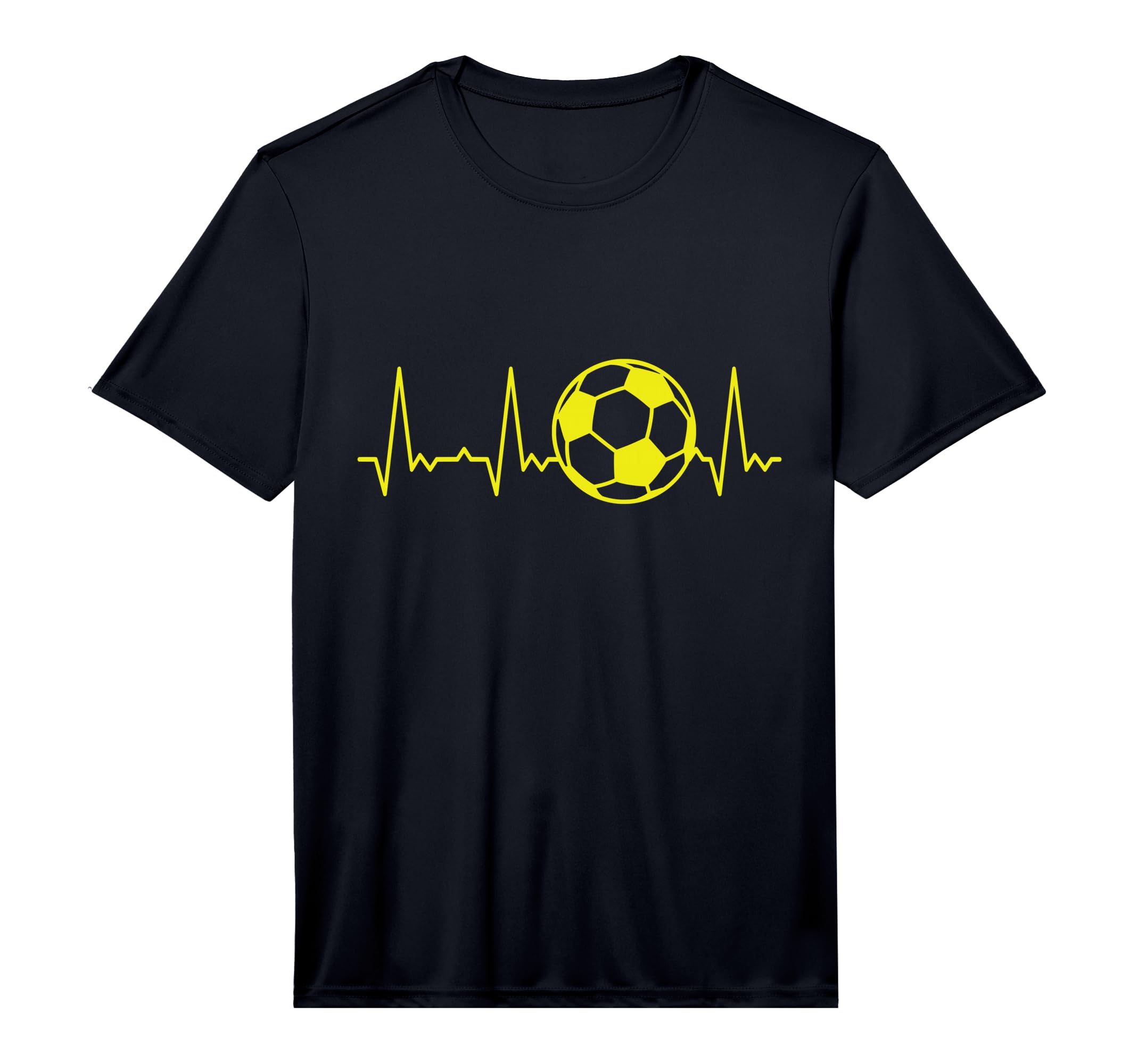Heartbeat Soccer Ball Performance T-Shirt - Novelty Apparel Men Women - T-Shirt, Sweatshirt, Hoodie