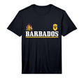 Barbados Heart Pride Soccer Sports Fan T-Shirt - Graphic Print Men Women - T-Shirt, Sweatshirt, Hoodie