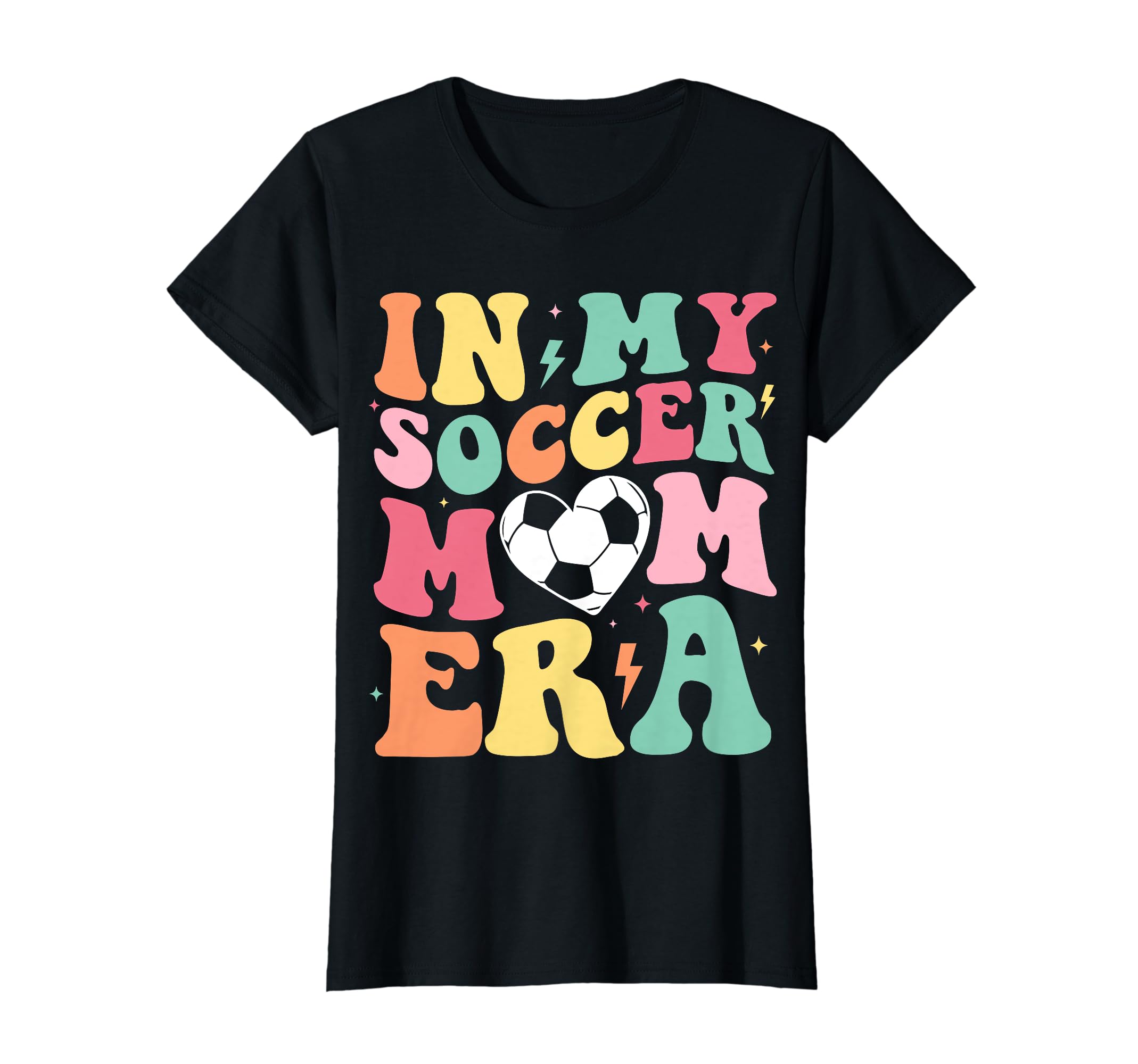 My Soccer Mom Era Groovy Soccer Mom T-Shirt - Streetwear Style for Adults - T-Shirt, Sweatshirt, Hoodie