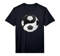 Mens Yin Yang Soccer Art T-Shirt - Fun Novelty Design for Adults - T-Shirt, Sweatshirt, Hoodie