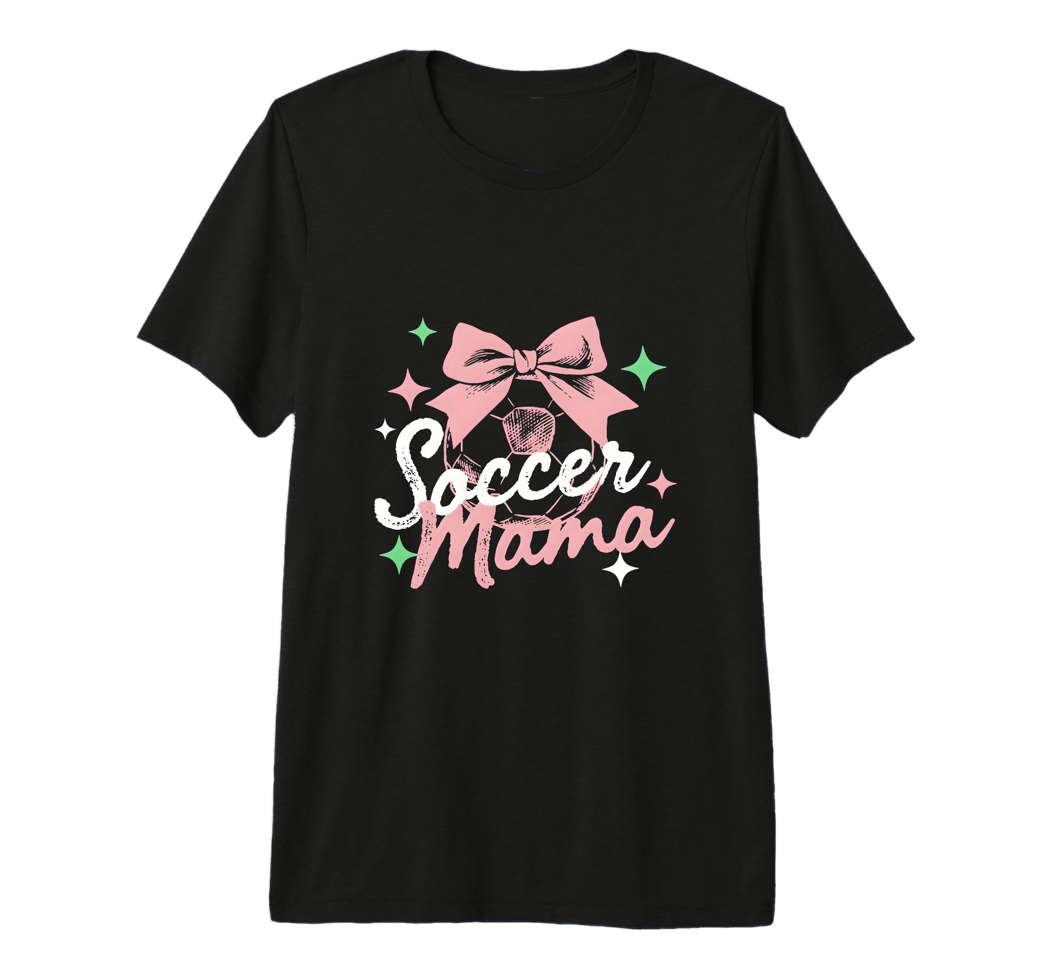 Soccer Mama Coquette Bow Sideline Soccer T-Shirt - Streetwear Style Unisex - T-Shirt, Sweatshirt, Hoodie