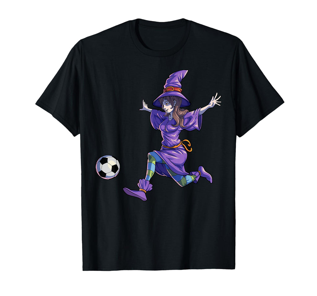 Soccer Witch Halloween Soccer T-Shirt - Casual Everyday Wear Unisex - T-Shirt, Sweatshirt, Hoodie