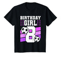 8 Years Old 8Th Birthday Gift Bday Soccer T-Shirt - Novelty Apparel Unisex - T-Shirt, Sweatshirt, Hoodie