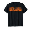 South Carolina Soccer Orange Text T-Shirt - Casual Everyday Wear Unisex - T-Shirt, Sweatshirt, Hoodie