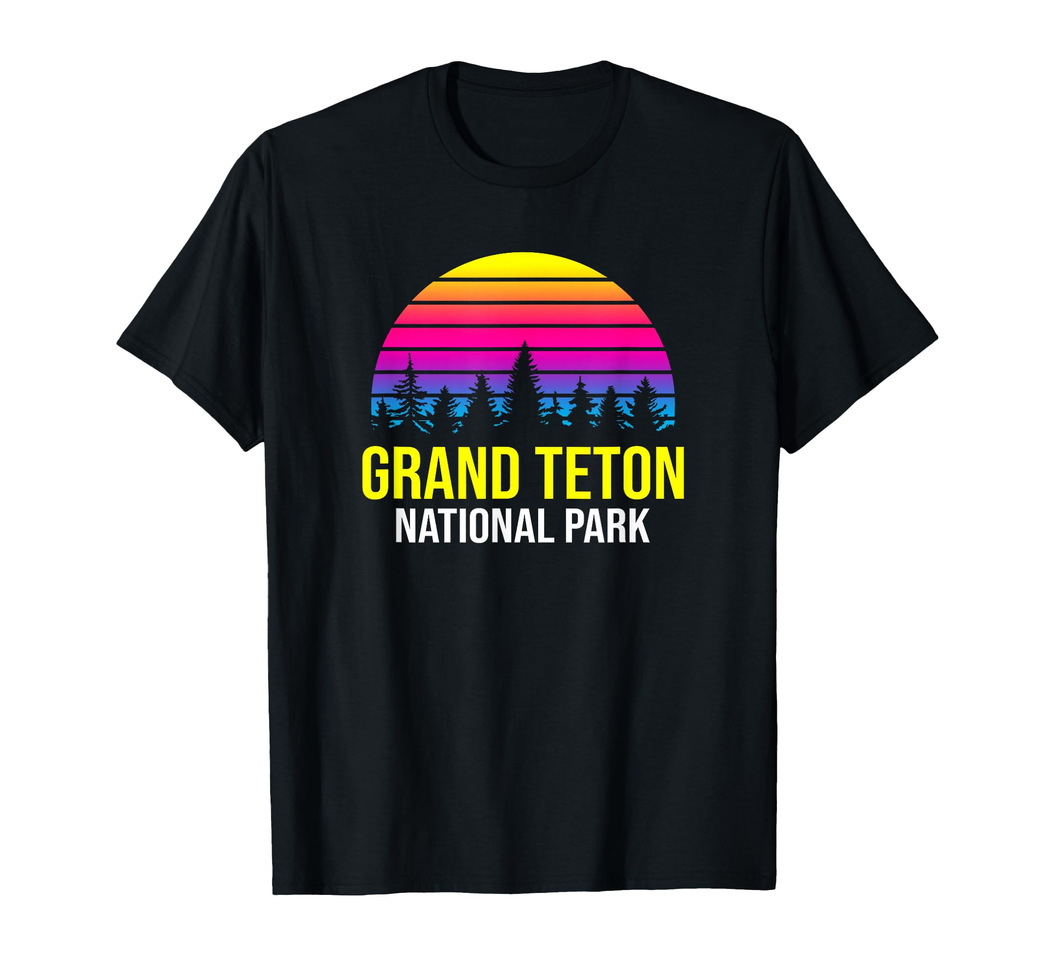 Grand Teton National Park Sunset Family T-Shirt - Unique Graphic Men Women - T-Shirt, Sweatshirt, Hoodie