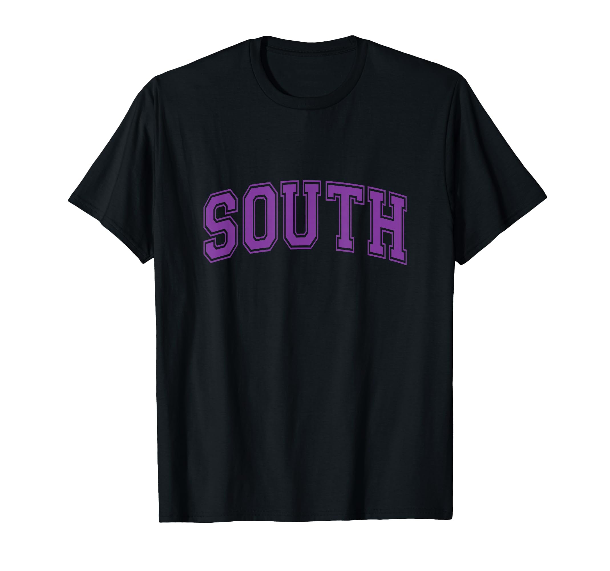 Purple South Team Colors Spirit T-Shirt - Custom Art Print for Adults - T-Shirt, Sweatshirt, Hoodie