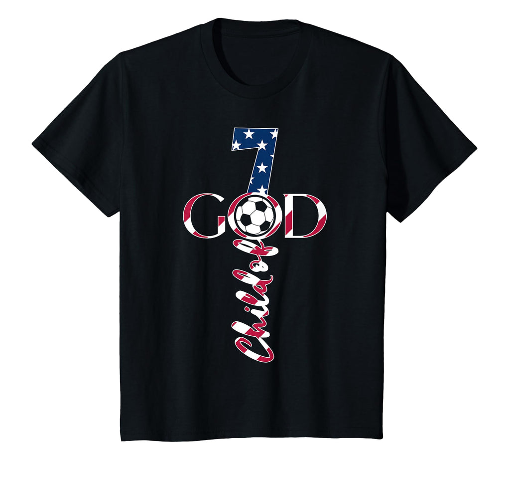 Jesus 7 Years Child God Soccer 7Th T-Shirt - Streetwear Style for Adults - T-Shirt, Sweatshirt, Hoodie