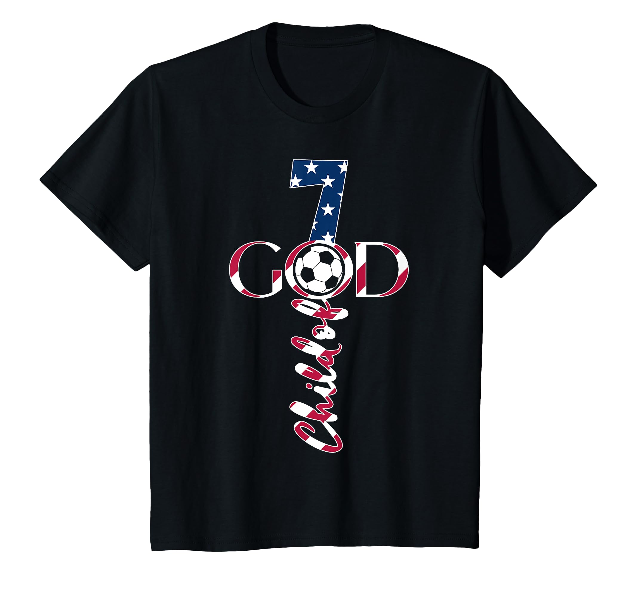 Jesus 7 Years Child God Soccer 7Th T-Shirt - Streetwear Style for Adults - T-Shirt, Sweatshirt, Hoodie