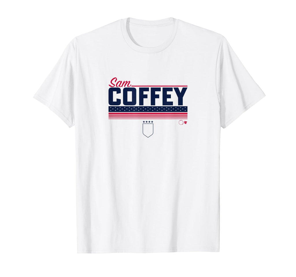 Sam Coffey Uswntpa Stripe Usa Soccer T-Shirt - Novelty Apparel Unisex - T-Shirt, Sweatshirt, Hoodie