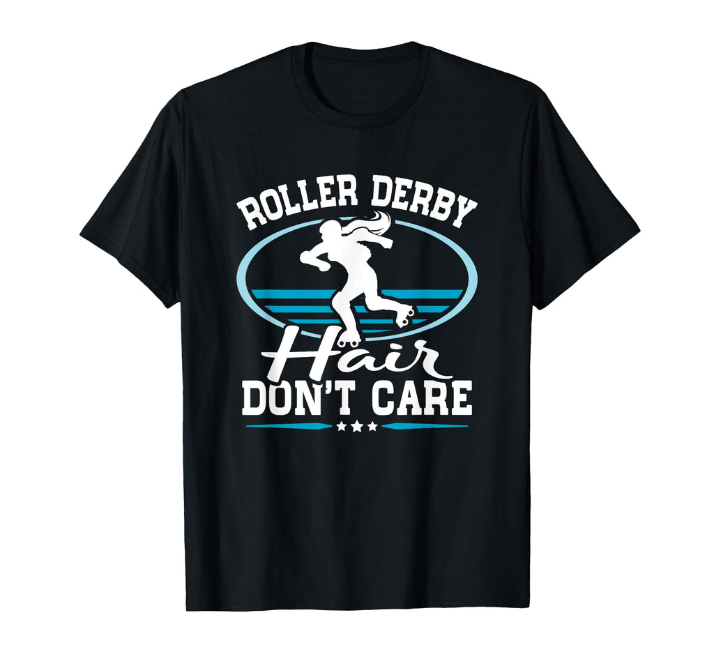 Skates Roller Skating Roller Derby Hair T-Shirt - Graphic Print Unisex - T-Shirt, Sweatshirt, Hoodie