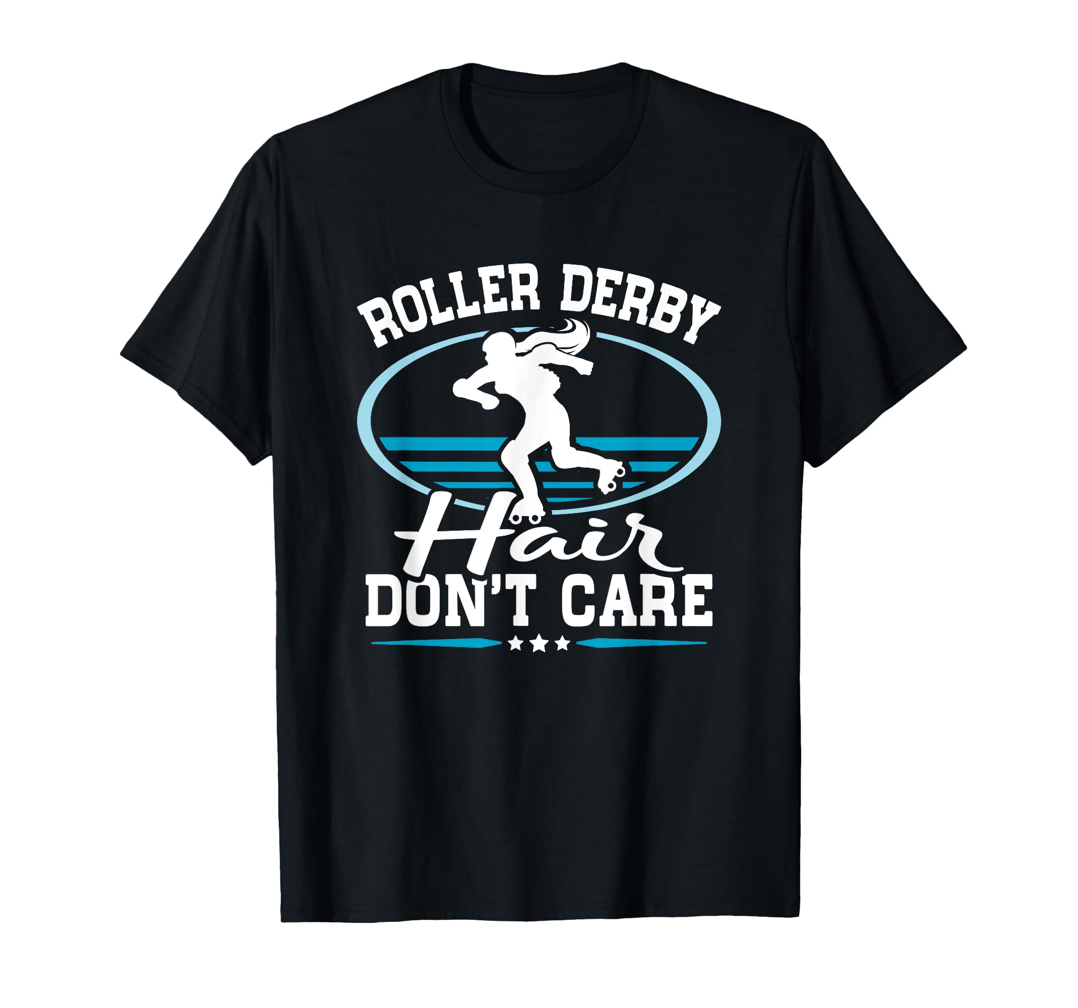 Skates Roller Skating Roller Derby Hair T-Shirt - Graphic Print Unisex - T-Shirt, Sweatshirt, Hoodie
