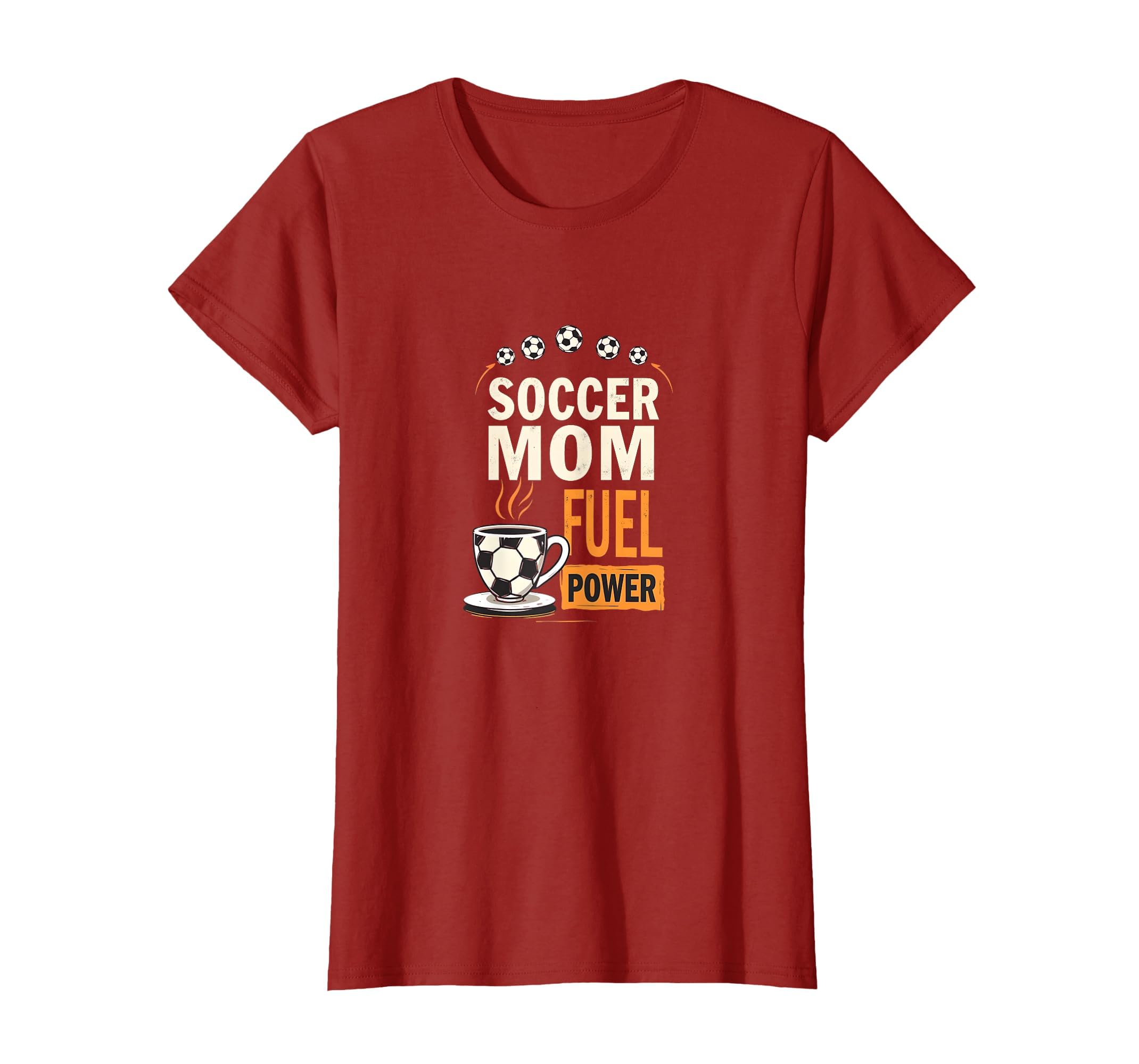 Soccer Mom Fuel Power Motivational T-Shirt - Graphic Print for Adults - T-Shirt, Sweatshirt, Hoodie