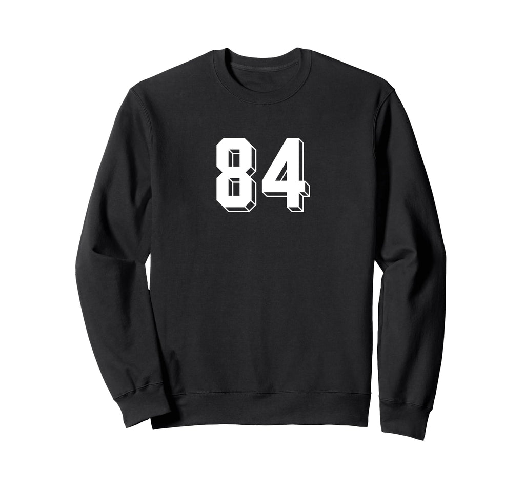 Number 84 80S 90S Soccer Team Jersey Sweatshirt - Novelty Apparel Unisex - T-Shirt, Sweatshirt, Hoodie