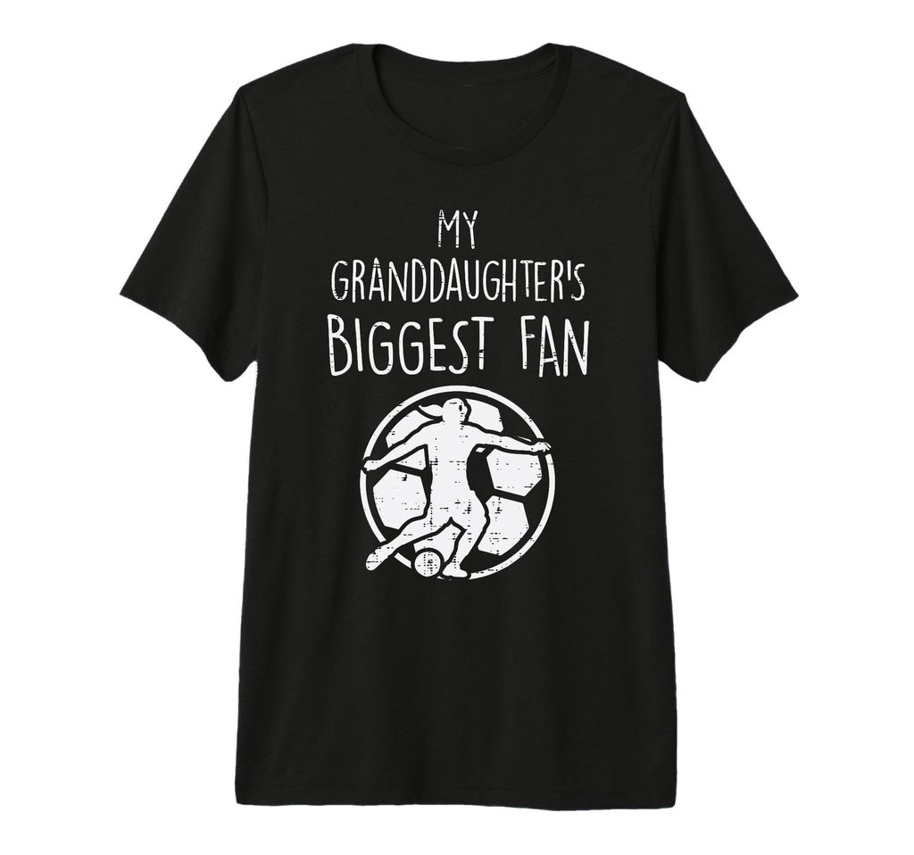 Granddaughters Biggest Fan Soccer T-Shirt - Trendy Graphic for Adults - T-Shirt, Sweatshirt, Hoodie