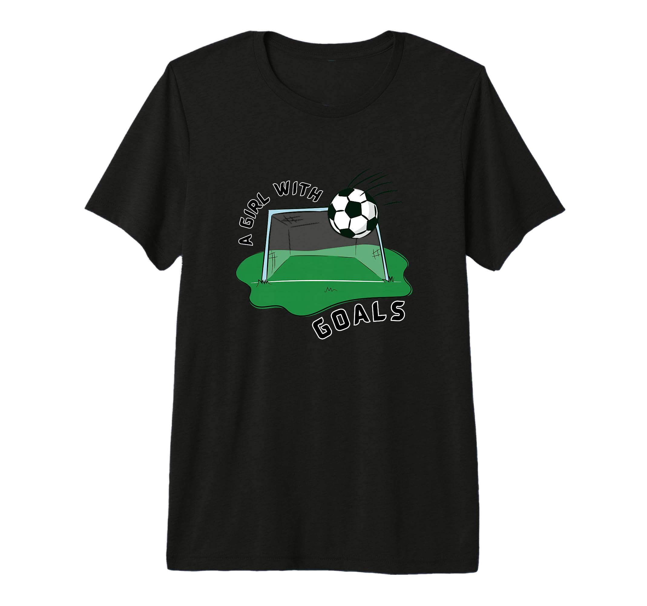 Soccer Goals Football Net Tri Blend T-Shirt - Custom Art Print Unisex - T-Shirt, Sweatshirt, Hoodie