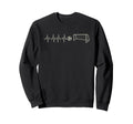 Funny Soccer Heartbeat Ecg Sweatshirt - Aesthetic Graphic for Adults - T-Shirt, Sweatshirt, Hoodie