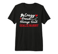 Crazy Proud Hockey Goalie Nanny Hockey T-Shirt - Graphic Print Unisex - T-Shirt, Sweatshirt, Hoodie