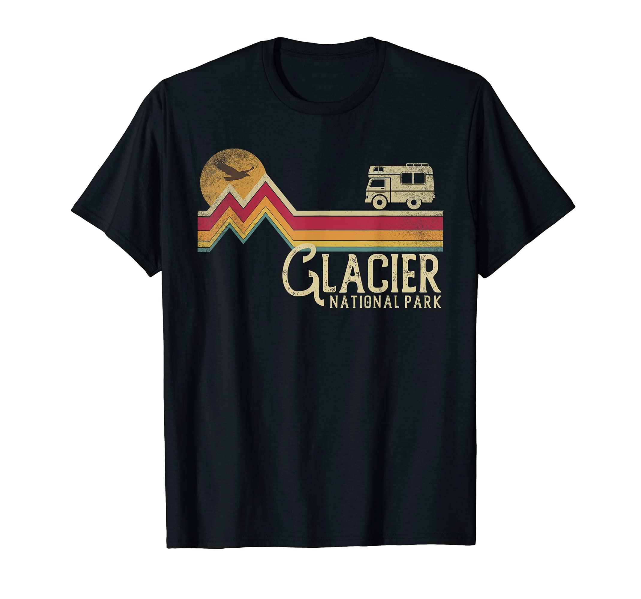 Glacier National Park Mountain T-Shirt - Casual Everyday Wear Unisex - T-Shirt, Sweatshirt, Hoodie
