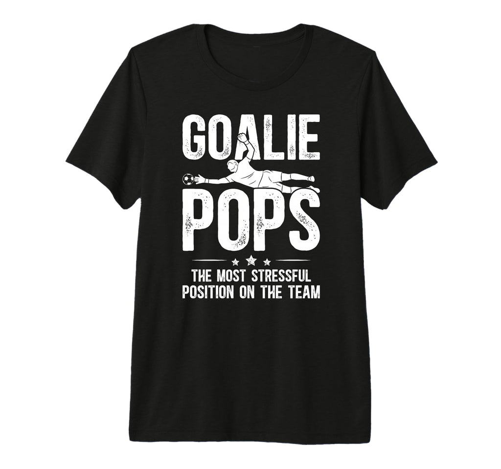 Mens Soccer Goalie Pops Definition T-Shirt - Unique Graphic for Adults - T-Shirt, Sweatshirt, Hoodie