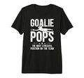 Mens Soccer Goalie Pops Definition T-Shirt - Unique Graphic for Adults - T-Shirt, Sweatshirt, Hoodie