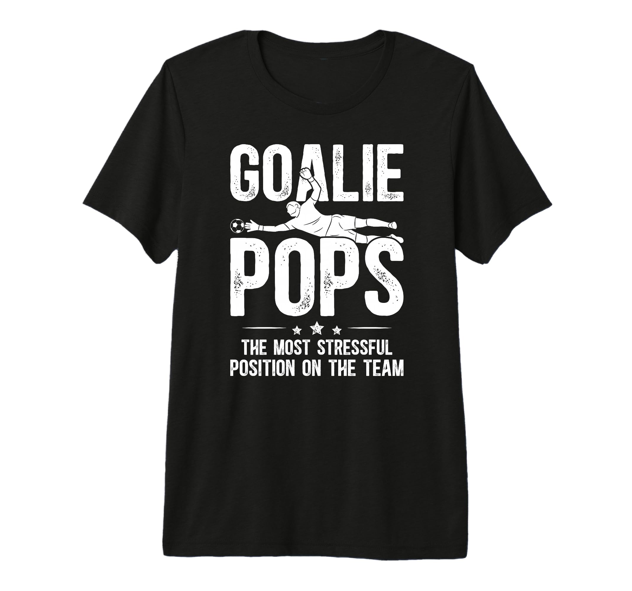 Mens Soccer Goalie Pops Definition T-Shirt - Unique Graphic for Adults - T-Shirt, Sweatshirt, Hoodie