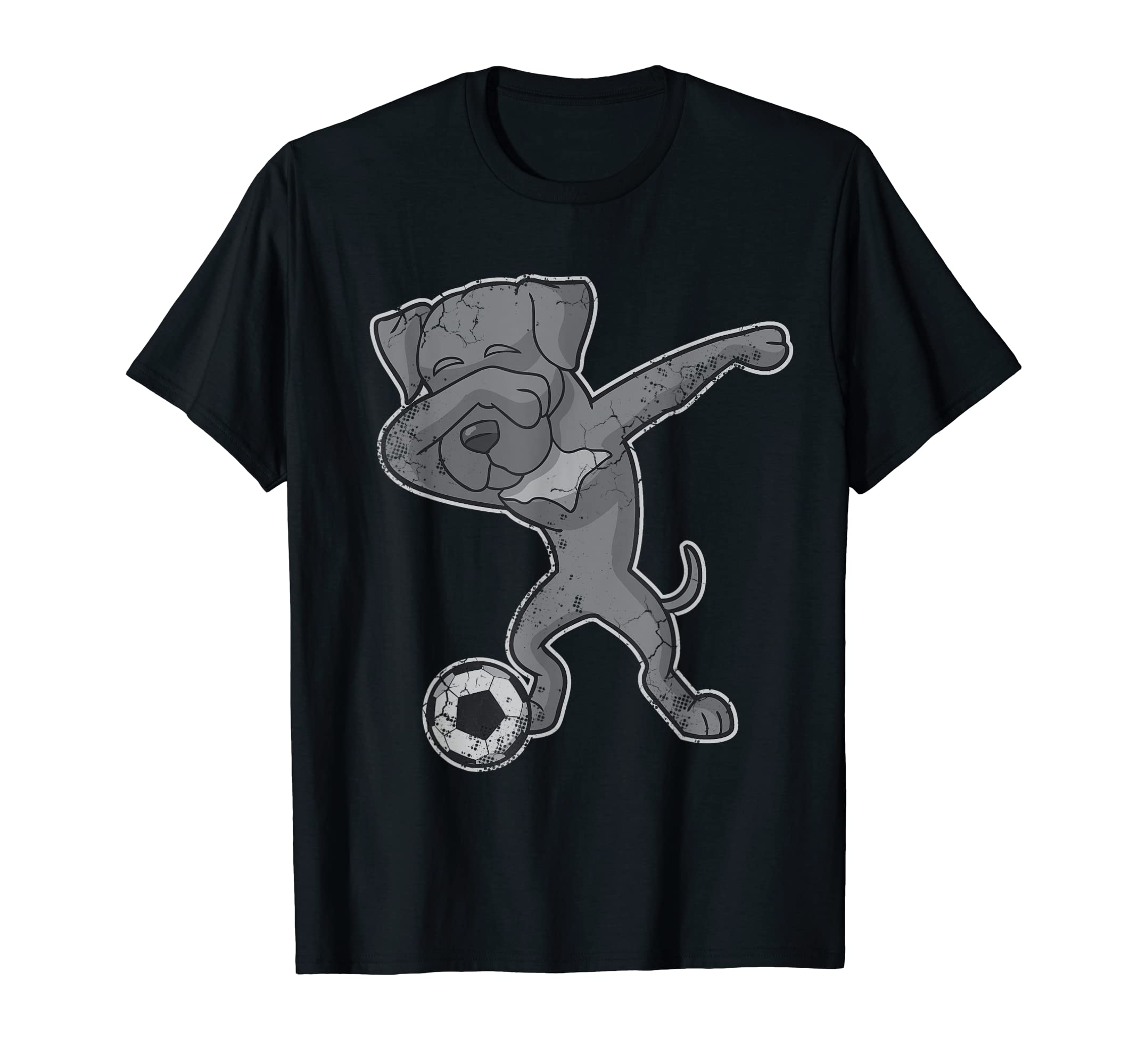 Soccer Great Dane Dog Dabbing Dab T-Shirt - Fun Novelty Design Men Women - T-Shirt, Sweatshirt, Hoodie