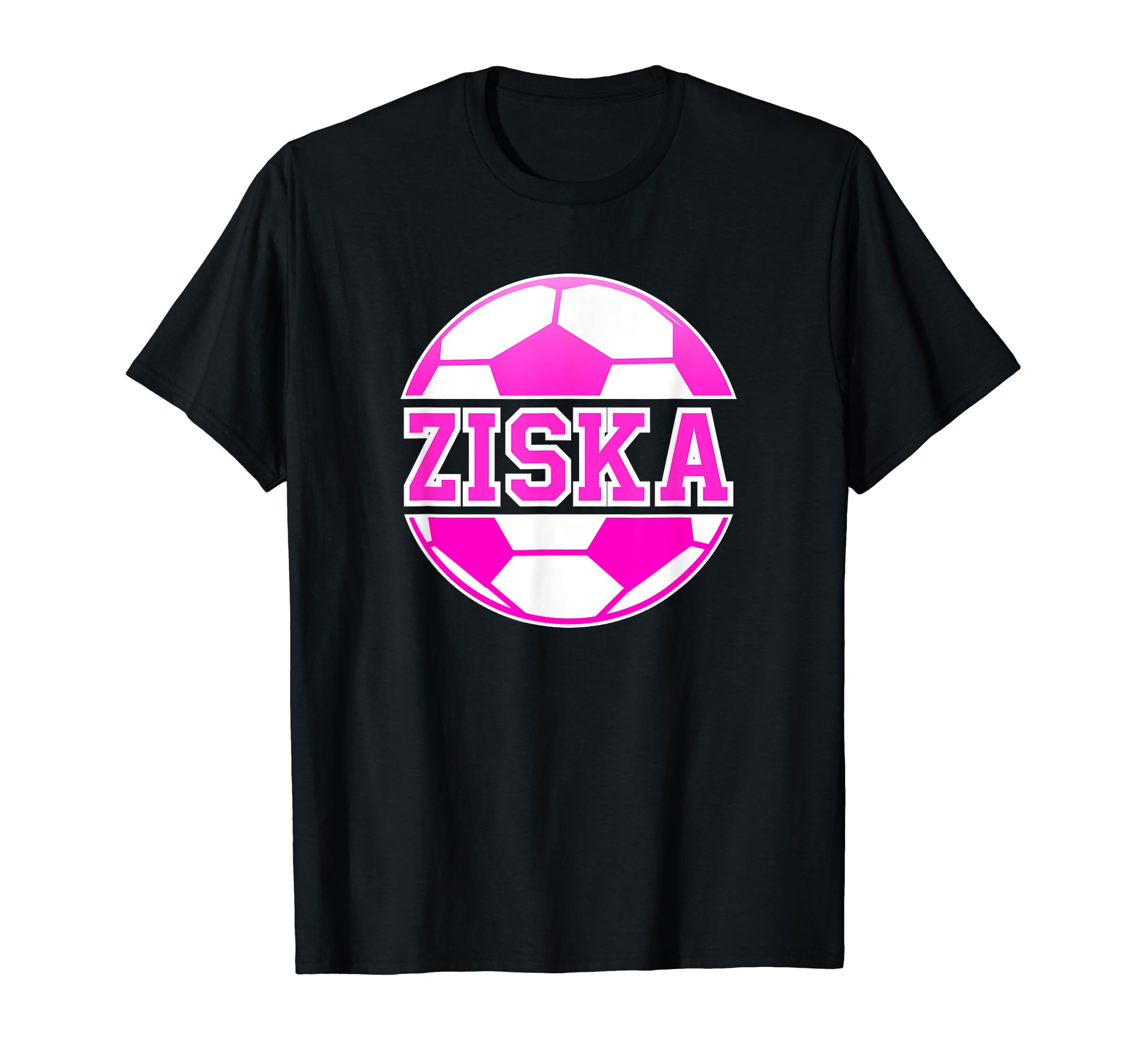 Ziska Name Soccer Play Football Sports T-Shirt - Graphic Print Men Women - T-Shirt, Sweatshirt, Hoodie