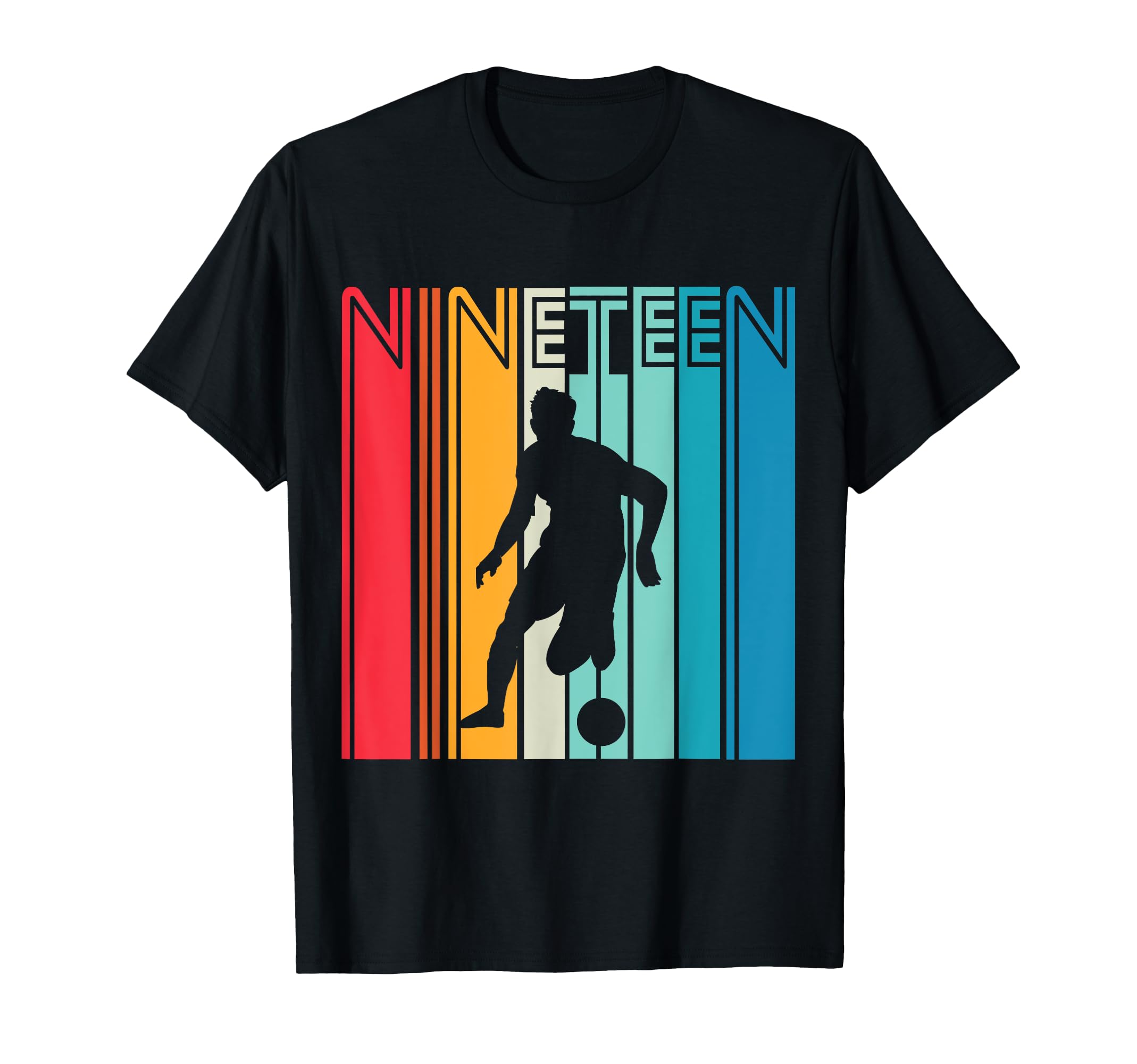 19 Years Soccer Gift 19Th Birthday T-Shirt - Unique Graphic Men Women - T-Shirt, Sweatshirt, Hoodie