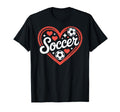 Soccer Player Heart T-Shirt - Casual Everyday Wear Men Women - T-Shirt, Sweatshirt, Hoodie