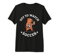 Off To Watch Soccer Mom Funny Capybara T-Shirt - Unique Graphic for Adults - T-Shirt, Sweatshirt, Hoodie
