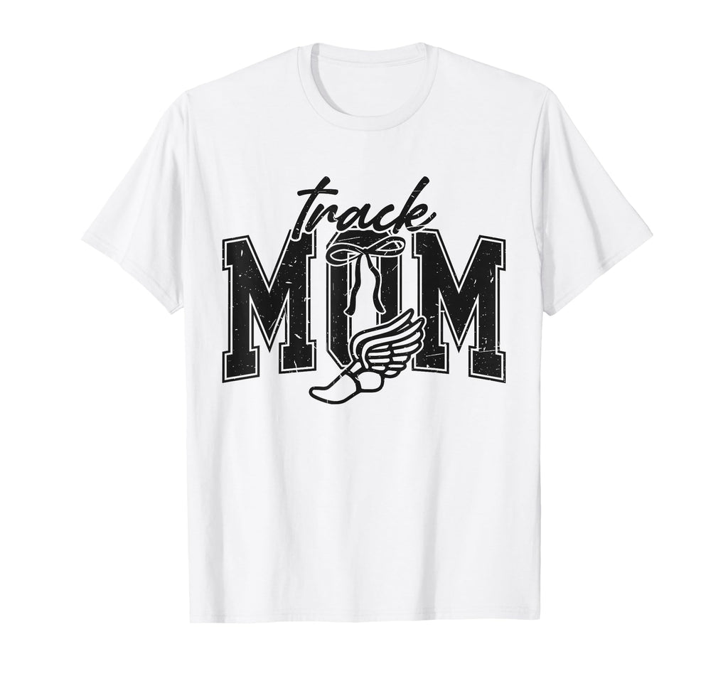 Track Mom Track Mama Game Day T-Shirt - Casual Everyday Wear Men Women - T-Shirt, Sweatshirt, Hoodie