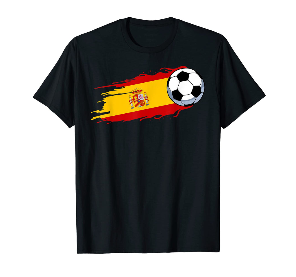 Spanish Flag Football Fan Soccer Team T-Shirt - Trendy Graphic for Adults - T-Shirt, Sweatshirt, Hoodie