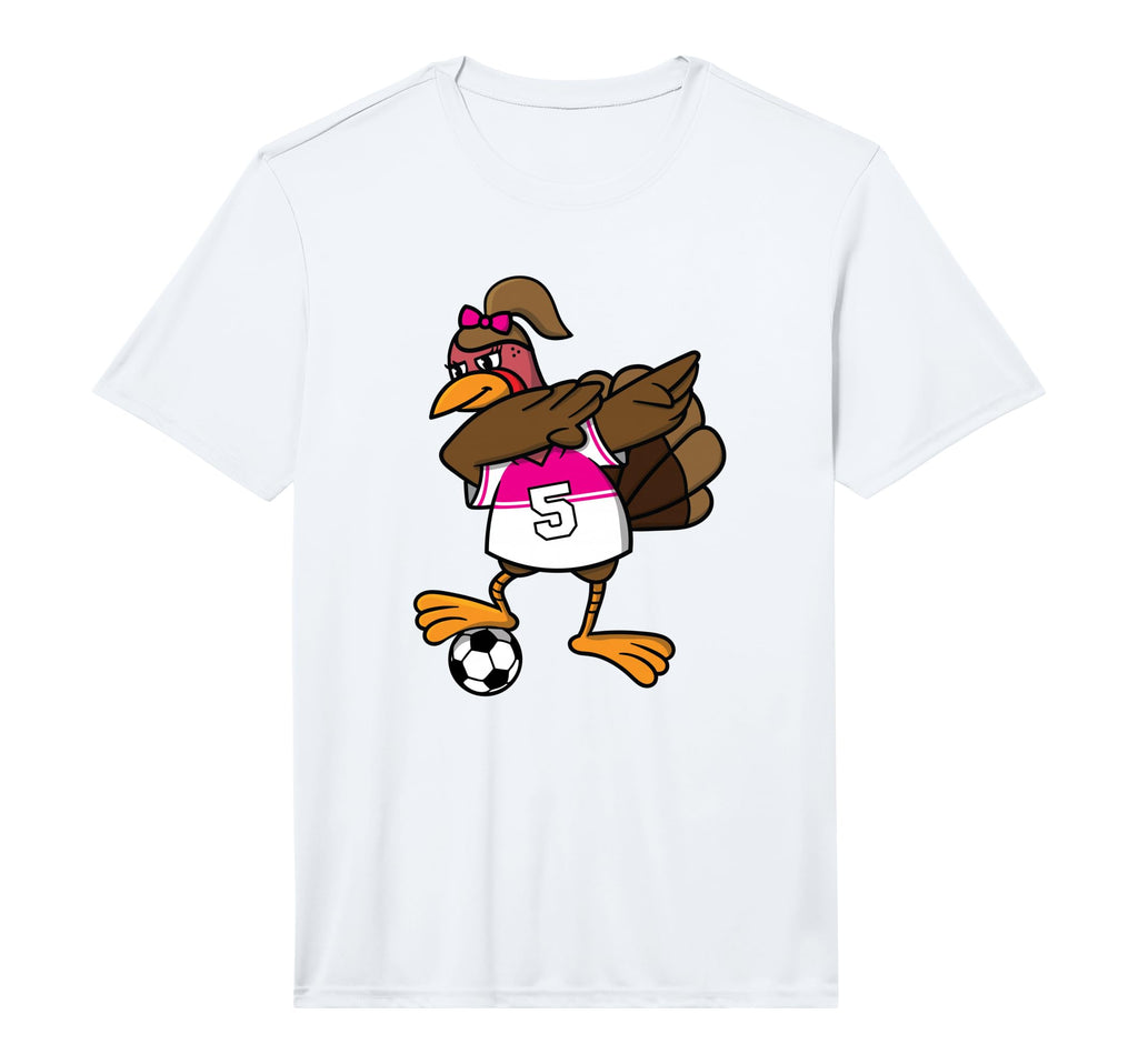 Thanksgiving Turkey Soccer Dab Dabbing T-Shirt - Unique Graphic Unisex - T-Shirt, Sweatshirt, Hoodie