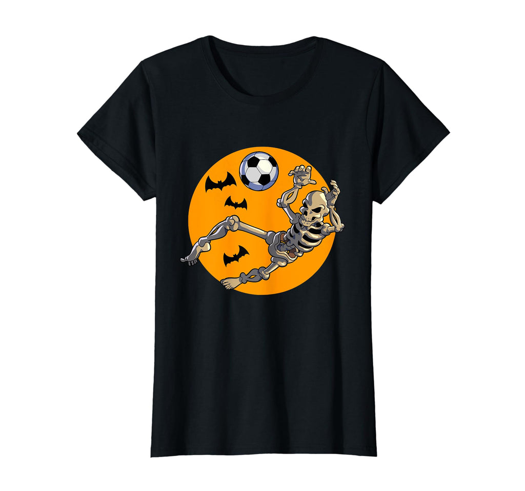 Soccer Skeleton Halloween Skeleton T-Shirt - Custom Art Print Unisex - T-Shirt, Sweatshirt, Hoodie