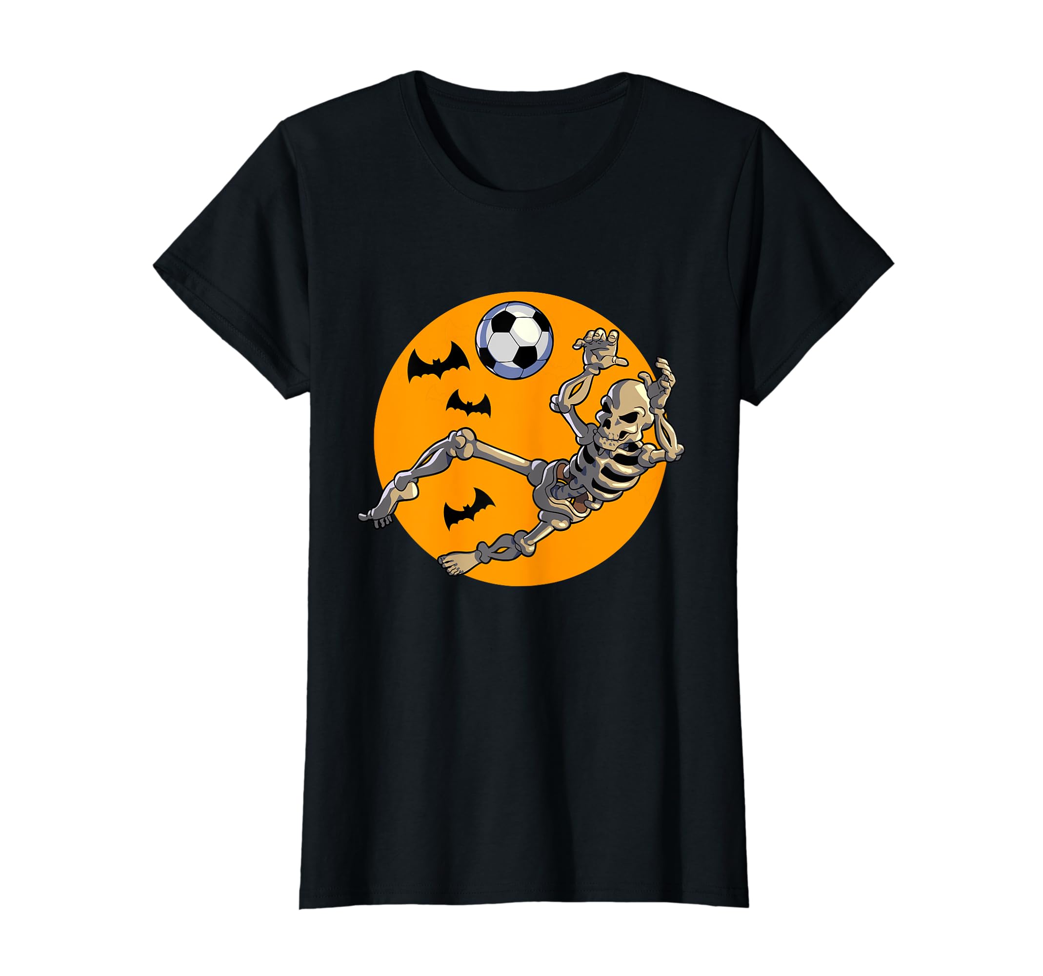 Soccer Skeleton Halloween Skeleton T-Shirt - Custom Art Print Unisex - T-Shirt, Sweatshirt, Hoodie