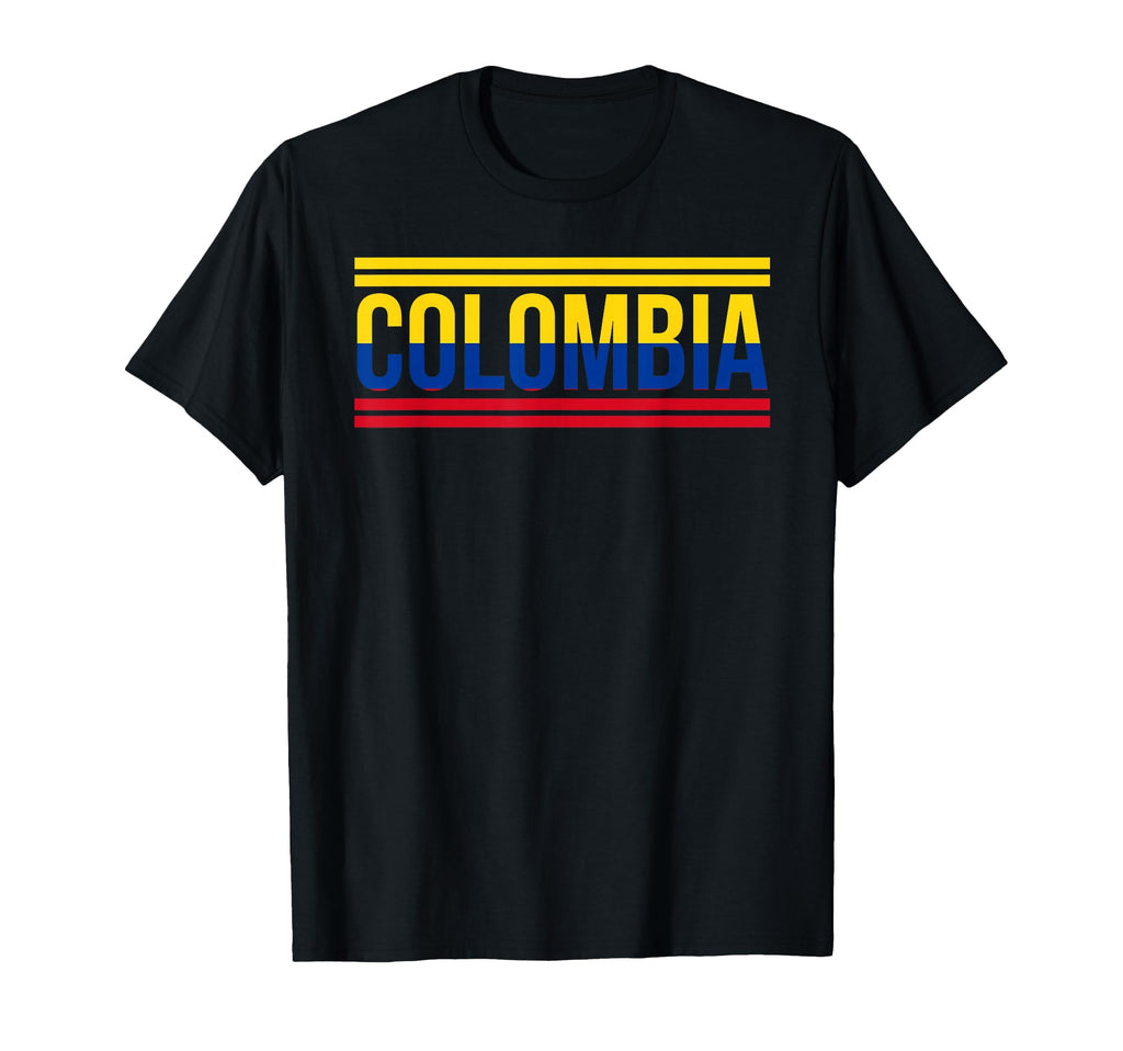 Colombia Colombian Flag Sport Soccer T-Shirt - Trendy Graphic Men Women - T-Shirt, Sweatshirt, Hoodie