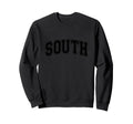 Black South Team Colors Spirit Sweatshirt - Custom Art Print Men Women - T-Shirt, Sweatshirt, Hoodie