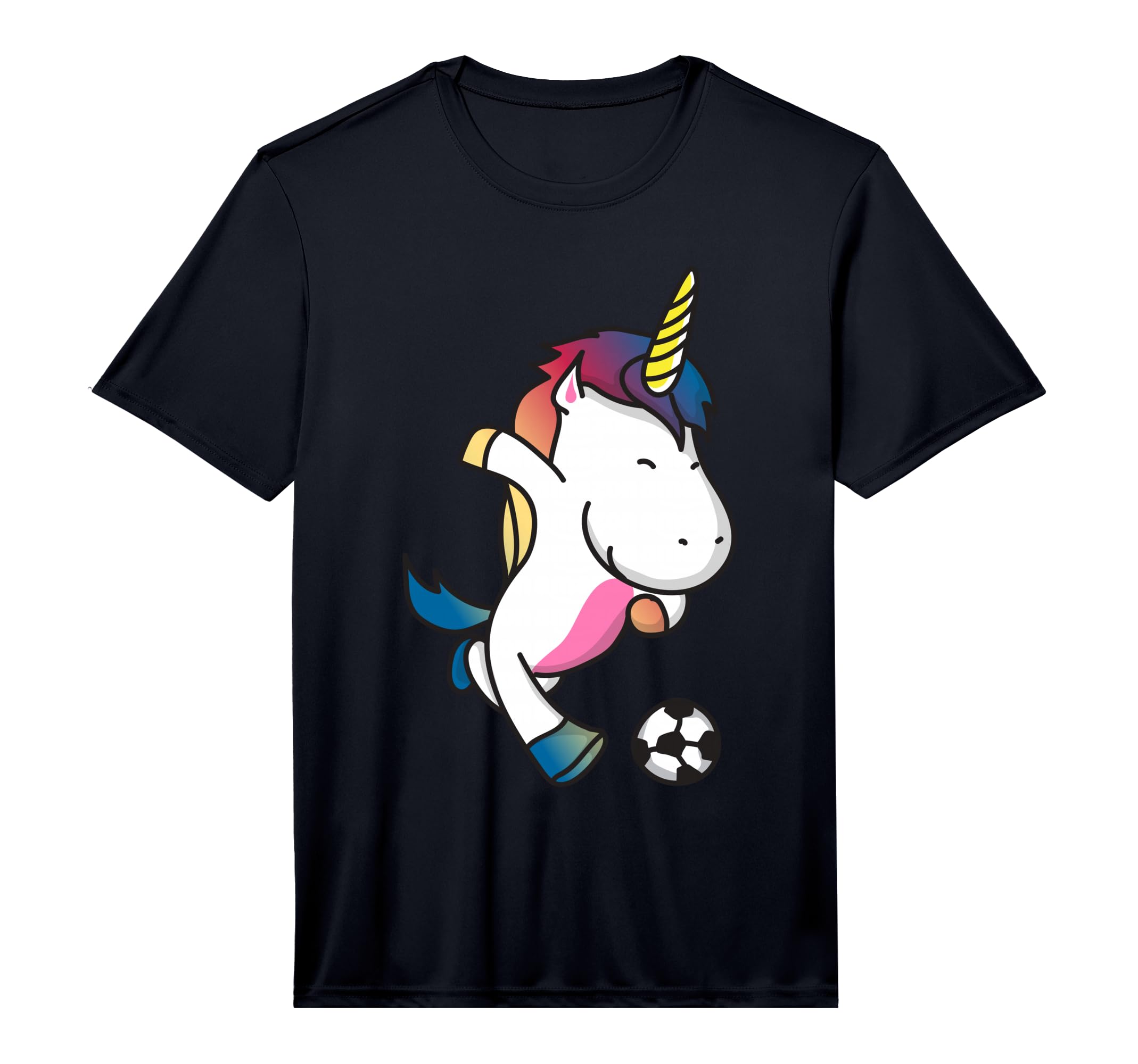 Unicorn Playing Soccer Funny Unicorn T-Shirt - Casual Everyday Wear Unisex - T-Shirt, Sweatshirt, Hoodie