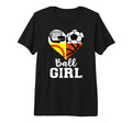 Ball Heart Soccer Softball Basketball T-Shirt - Graphic Print Unisex - T-Shirt, Sweatshirt, Hoodie